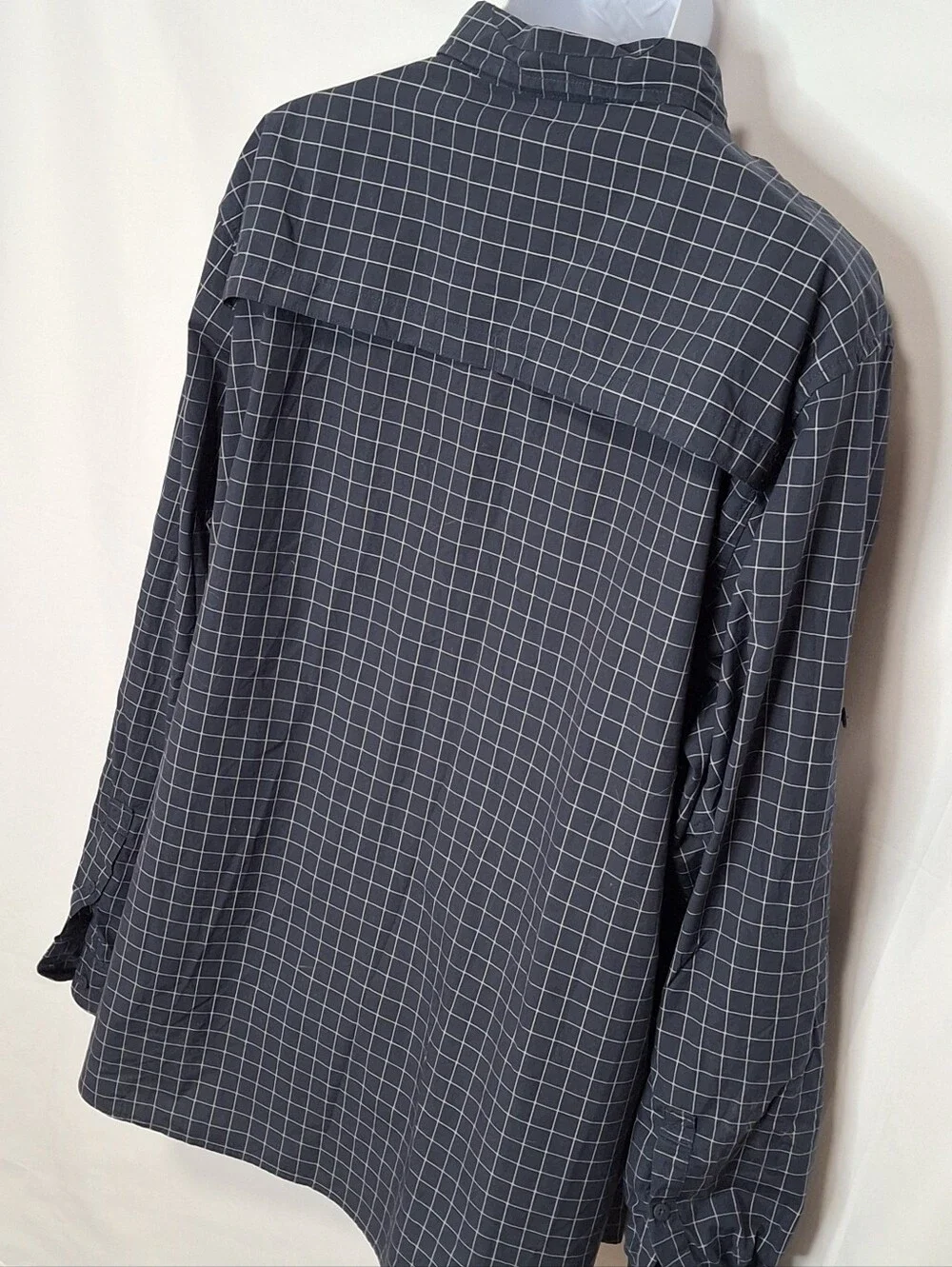 The North Face Classic Men’s Long-Sleeve Windowpane Button-Up Shirt XXL
